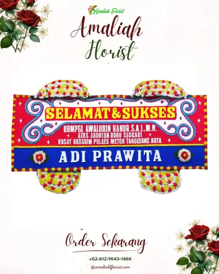 Papan Bunga Ucapan Selamat Nglurup